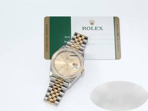 Thumbnail von Rolex Datejust 36 126283 Rbr 2019 Stahl Gelbgold 750 Diamanten Automatik Stainless Steel 18kt Yellow Gold Jubilé-band Chronometer Oyster