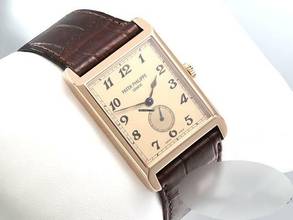 Thumbnail von Patek Philippe Gondolo 5109 R Rosegold 750 2006 Leder Handauzug 18kt Gold