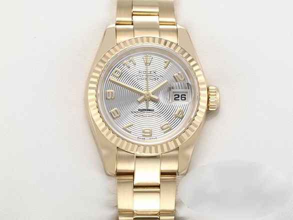  Rolex Lady-Datejust 179178 Gelbgold 750 Automatik Damen 18kt Yellow Gold Oyster-band Chronometer </h1> 