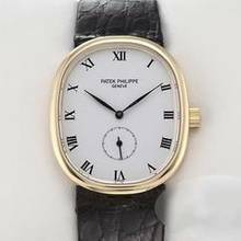 Thumbnail von Patek Philippe Ellipse d'Or 3978 1992 Gelbgold 750 Handaufzug 18kt Yellow Gold White Dial </h1>