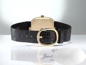 Thumbnail von Patek Philippe Ellipse d'Or 3978 1992 Gelbgold 750 Handaufzug 18kt Yellow Gold White Dial </h1>