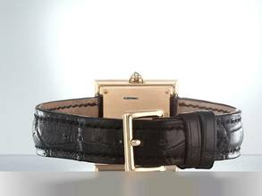 Thumbnail von Patek Philippe Gondolo Lady 4868 Rosegold 750 Diamanten 2008 Leder Damen Damenuhr 18kt Rose Gold </h1>