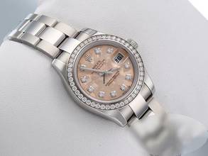 Thumbnail von Rolex Lady-Datejust 26mm 179384 2018 Stahl Weissgold 750 Diamanten Automatik Gold </h1>