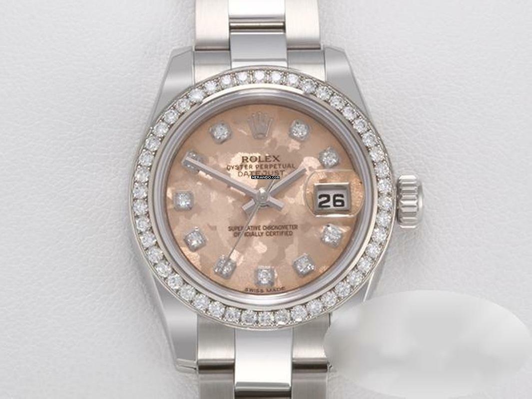  Rolex Lady-Datejust 26mm 179384 2018 Stahl Weissgold 750 Diamanten Automatik Gold </h1> 