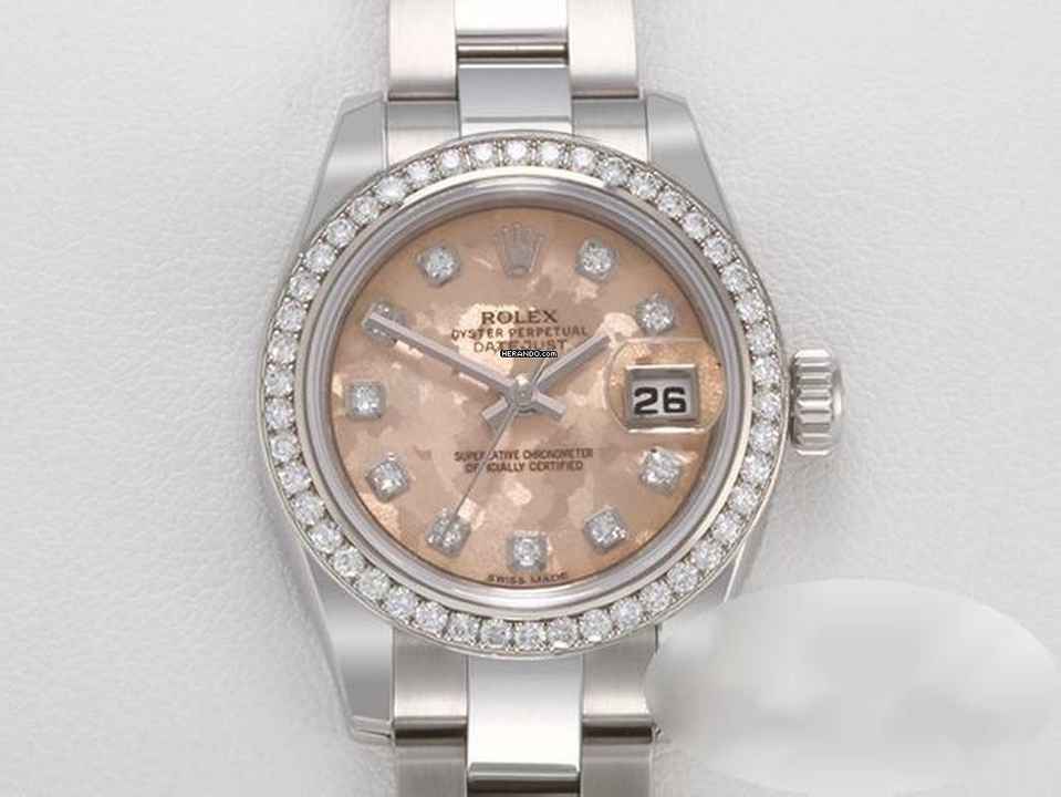  Rolex Lady-Datejust 26mm 179384 2018 Stahl Weissgold 750 Diamanten Automatik Gold </h1> 