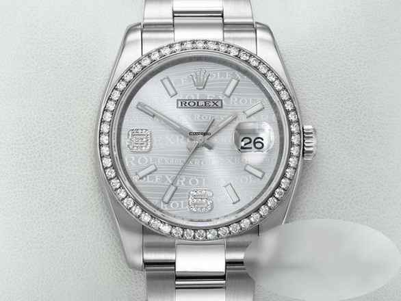  Rolex Datejust 36 36mm 116244 Stahl Weissgold 750 Wave-dial Diamanten Automatik Stainless Steel 18kt White Gold Oyster-band Chronometer </h1> 