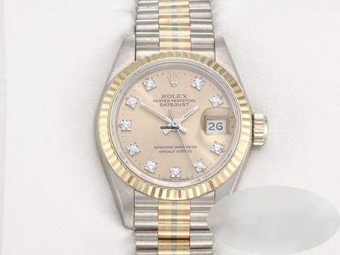  Rolex Lady-Datejust Weissgold Rosegold Gelbgold 750 Diamanten Automatik Gold </h1> 
