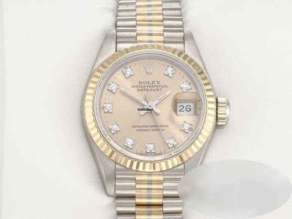  Rolex Lady-Datejust Weissgold Rosegold Gelbgold 750 Diamanten Automatik Gold </h1> 