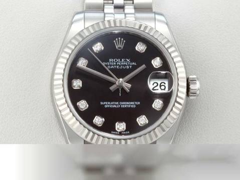  Rolex Datejust 31 31mm 178274 2011 Stahl Weissgold 750 Diamanten Automatik Stainless Steel 18k White Gold Jubilé-band Chronometer Oyster Black Dial </h1> 