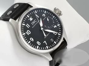 Thumbnail von IWC Große Fliegeruhr Big Pilot Grosse Fliegeruhr 46mm Iw501001 2020 Automatik Edelstahl Stahl Steel Black Dial </h1>