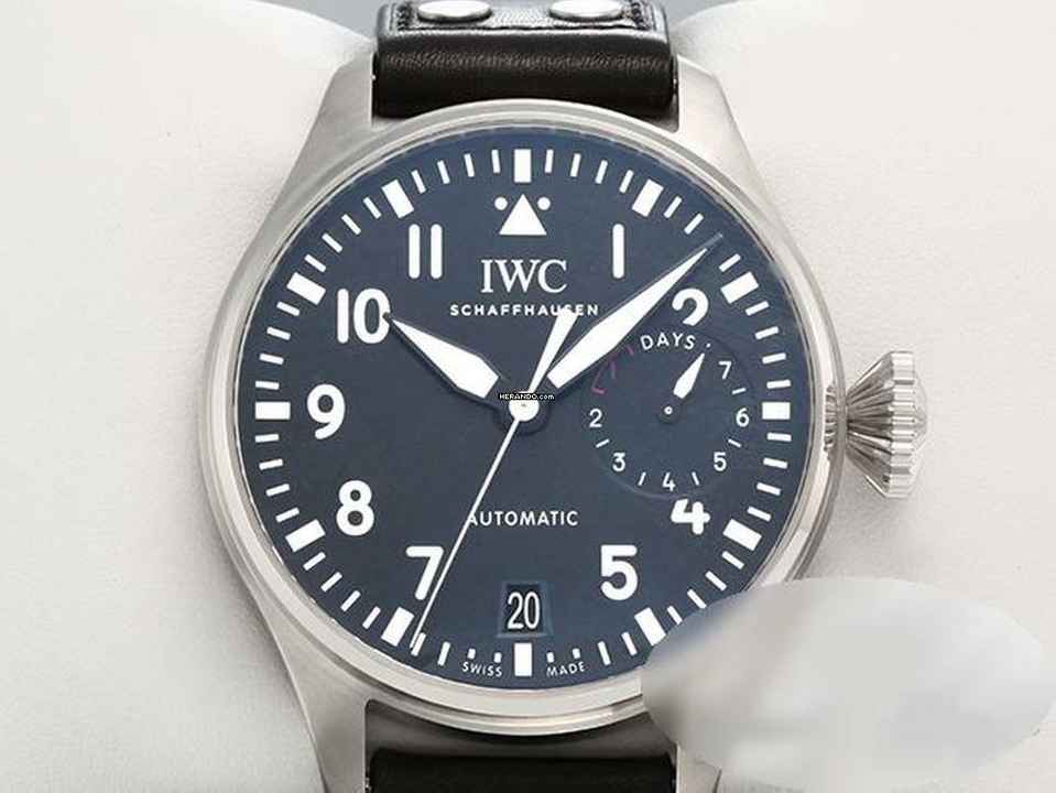  IWC Große Fliegeruhr Big Pilot Grosse Fliegeruhr 46mm Iw501001 2020 Automatik Edelstahl Stahl Steel Black Dial </h1> 
