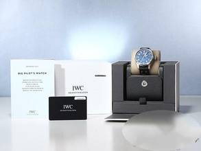 Thumbnail von IWC Große Fliegeruhr Big Pilot Grosse Fliegeruhr 46mm Iw501001 2020 Automatik Edelstahl Stahl Steel Black Dial </h1>