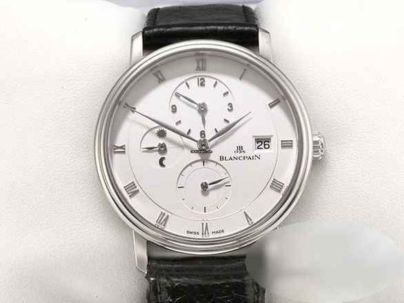  Blancpain Villeret Time Zone 6260-3442 Platin 950 Automatik Platinum White Dial </h1> 