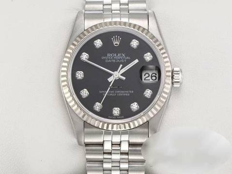  Rolex Datejust 31 31mm Medium Stahl Weissgold 750 Diamanten 2001 Automatik Gold Stainless Steel 18kt White Gold Jubilé-band Chronometer Oyster Black Dial </h1> 