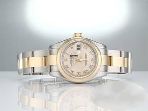 Thumbnail von Rolex Lady-Datejust 179163 Stahl Gelbgold 750 2011 Automatik Gold Damen Stainless Steel 18kt Yellow Gold Oyster-band Chronometer </h1>