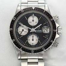 Thumbnail von Tudor Oysterdate Big Block Chronograph 94210 Automatik Edelstahl Chrono Stahl Steel Black Dial </h1>