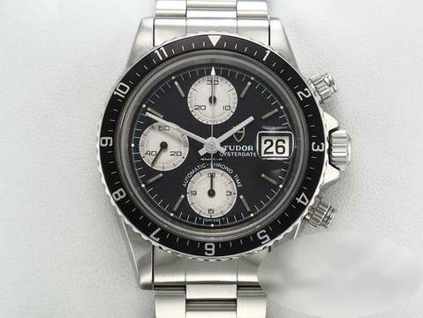  Tudor Oysterdate Big Block Chronograph 94210 Automatik Edelstahl Chrono Stahl Steel Black Dial </h1> 