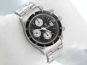 Thumbnail von Tudor Oysterdate Big Block Chronograph 94210 Automatik Edelstahl Chrono Stahl Steel Black Dial </h1>