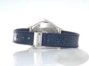 Thumbnail von Hublot Classic Fusion Blue 33mm 581.nx.7170.lr.1104 Titan Diamanten Damen Blue Dial </h1>