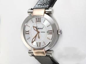 Thumbnail von Chopard Imperiale 36mm Stahl Rosegold 750 388532 Perlmutt Lederband 18kt Rose Gold Steel </h1>