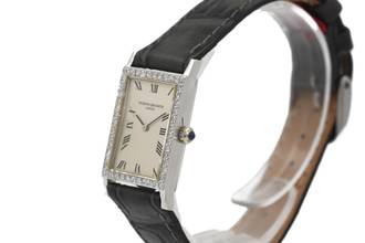 Thumbnail von Vacheron Constantin Tank Rare Vintage from 1966 18K White Gold Diamonds