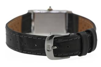 Thumbnail von Vacheron Constantin Tank Rare Vintage from 1966 18K White Gold Diamonds