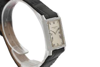 Thumbnail von Vacheron Constantin Tank Rare Vintage from 1966 18K White Gold Diamonds