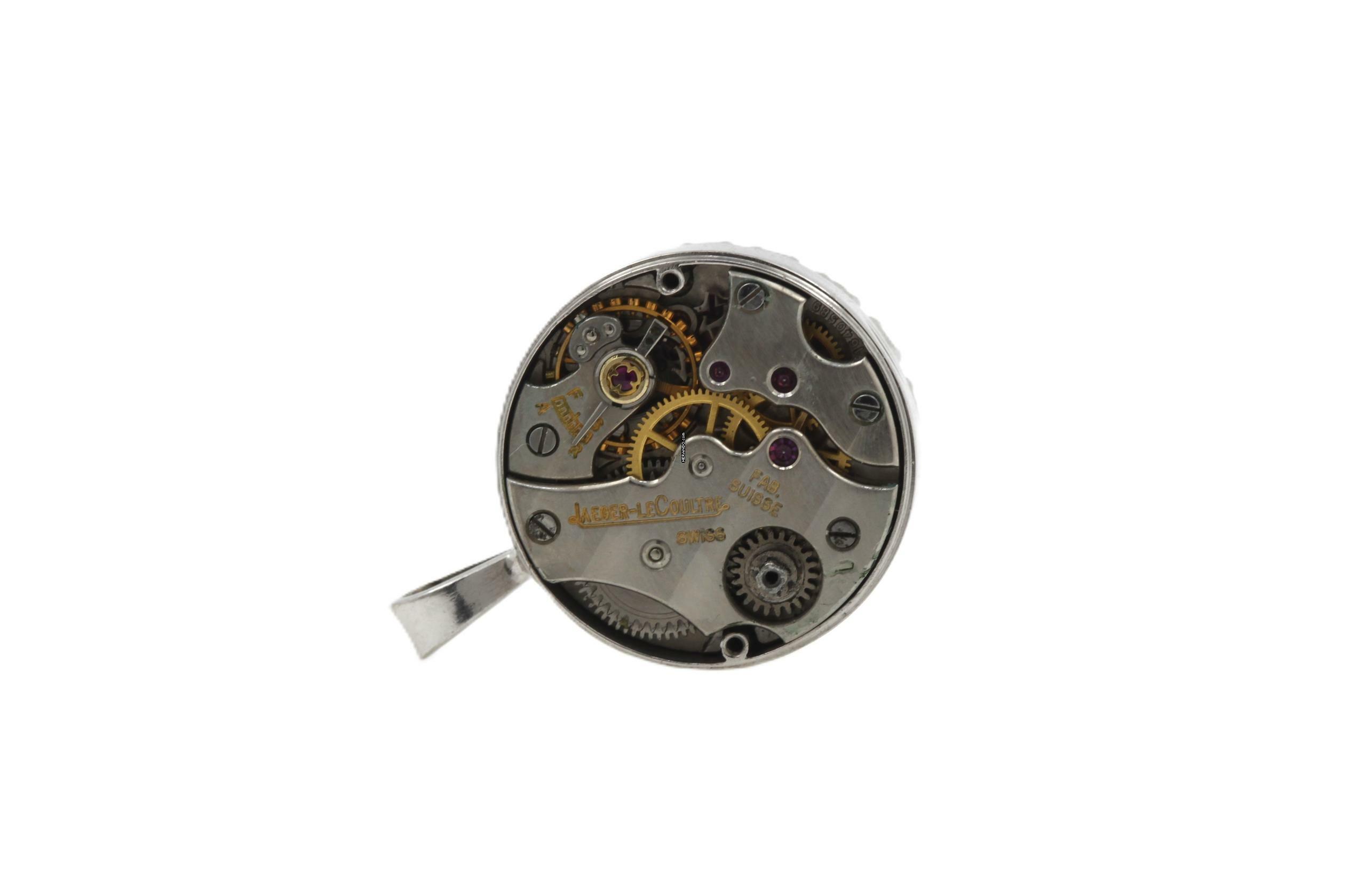 Thumbnail von Jaeger-LeCoultre Classic Vintage Pendant Watch 18K Gold Diamonds