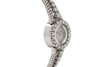 Thumbnail von Jaeger-LeCoultre Classic Vintage Cocktail Watch 18K Gold Diamonds