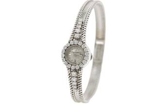 Thumbnail von Jaeger-LeCoultre Classic Vintage Cocktail Watch 18K Gold Diamonds