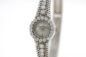 Thumbnail von Jaeger-LeCoultre Classic Vintage Cocktail Watch 18K Gold Diamonds