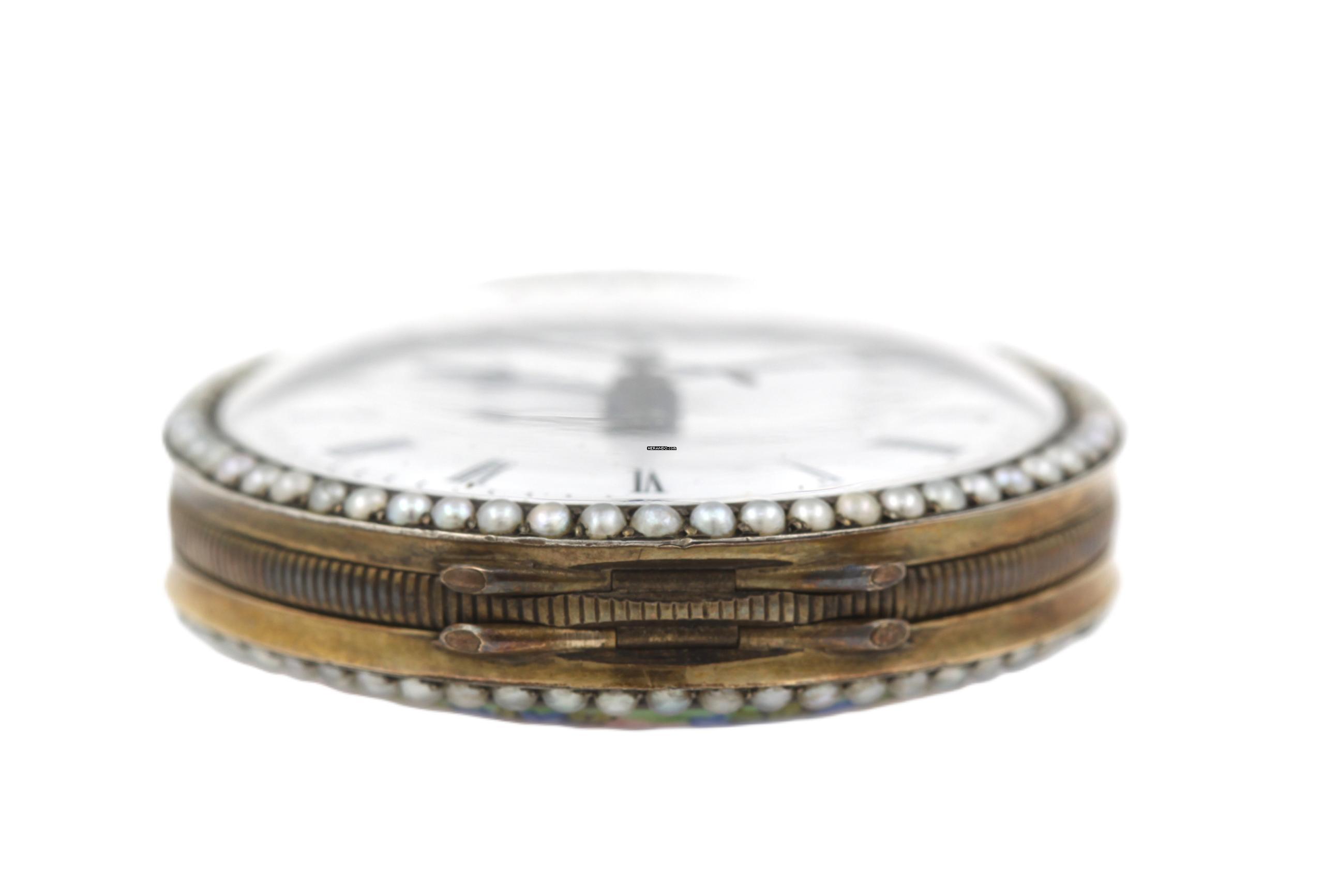 Thumbnail von Bovet Fleurier Antique Pocket Watch Chinese Market Enamel Ultra Rare