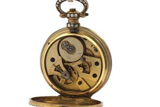 Thumbnail von Bovet Fleurier Antique Pocket Watch Chinese Market Enamel Ultra Rare