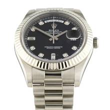 Thumbnail von Rolex Day-Date II Black Dial Ref.218239