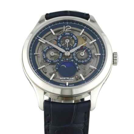  Montblanc Heritage Chronométrie Perpetual Calendar Chronométrie Skeleton Ref.118513 </h1> 