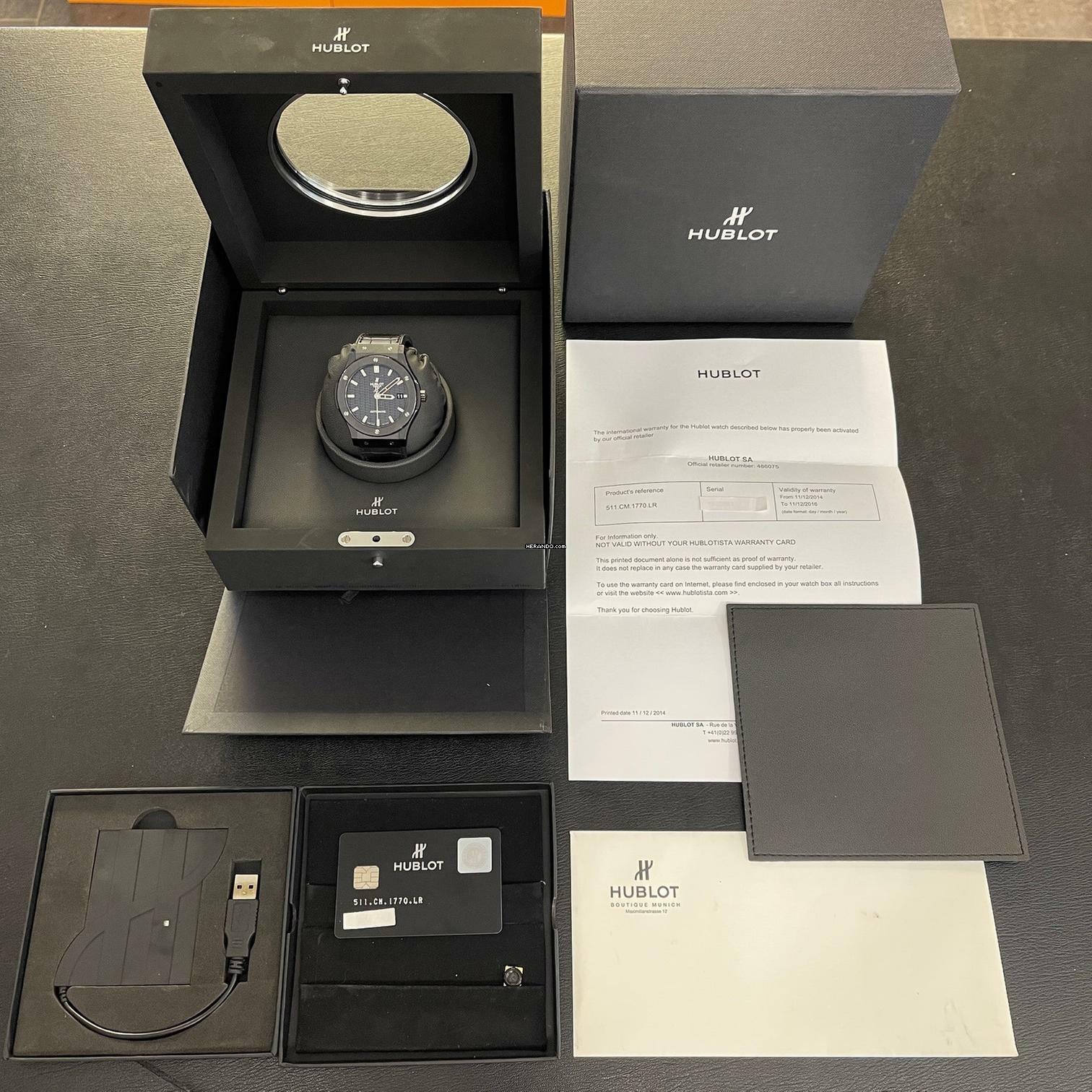 Thumbnail von Hublot Classic Fusion Fusion - 44mm Keramik - Ref. 511.CM.1770.LR </h1>