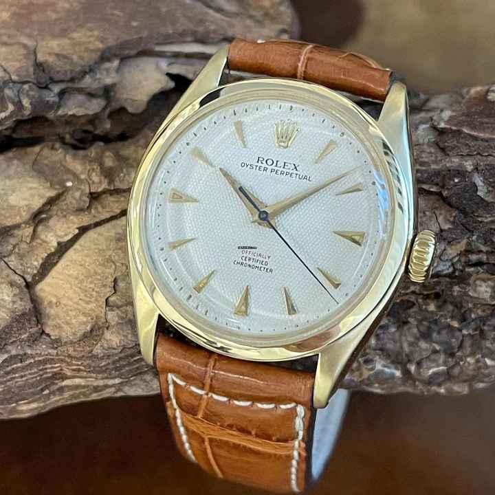  Rolex Oyster Perpetual Oyster Perpetual 34 - Ref. 6084 - Waffle Dial RED </h1> 