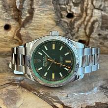 Thumbnail von Rolex Milgauss Milgauss Custom Damast - FULLSET 2009 LC100 - Ref. 116400GV </h1>