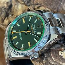 Thumbnail von Rolex Milgauss Milgauss Custom Damast - FULLSET 2009 LC100 - Ref. 116400GV </h1>