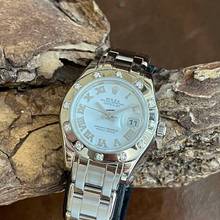 Thumbnail von Rolex Lady-Datejust Pearlmaster Pearlmaster Lady - Weißgold - FULLSET 2007 LC100 - Ref. 80319 </h1>