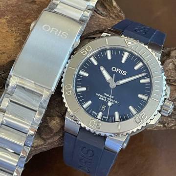  Oris Aquis Date Aquis Date - FULLSET 2022 - Ref. 0173377304115 </h1> 
