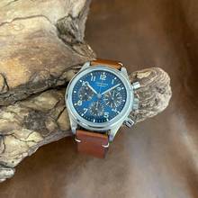 Thumbnail von Longines Avigation BigEye Chronograph L2.816.1.93.2 - Full Set </h1>