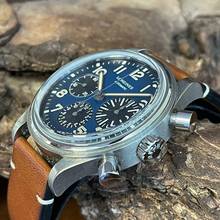 Thumbnail von Longines Avigation BigEye Chronograph L2.816.1.93.2 - Full Set </h1>
