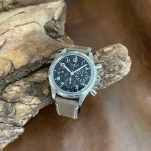 Thumbnail von Longines Avigation BigEye Chronograph L2.816.4.53.2 - Full Set </h1>