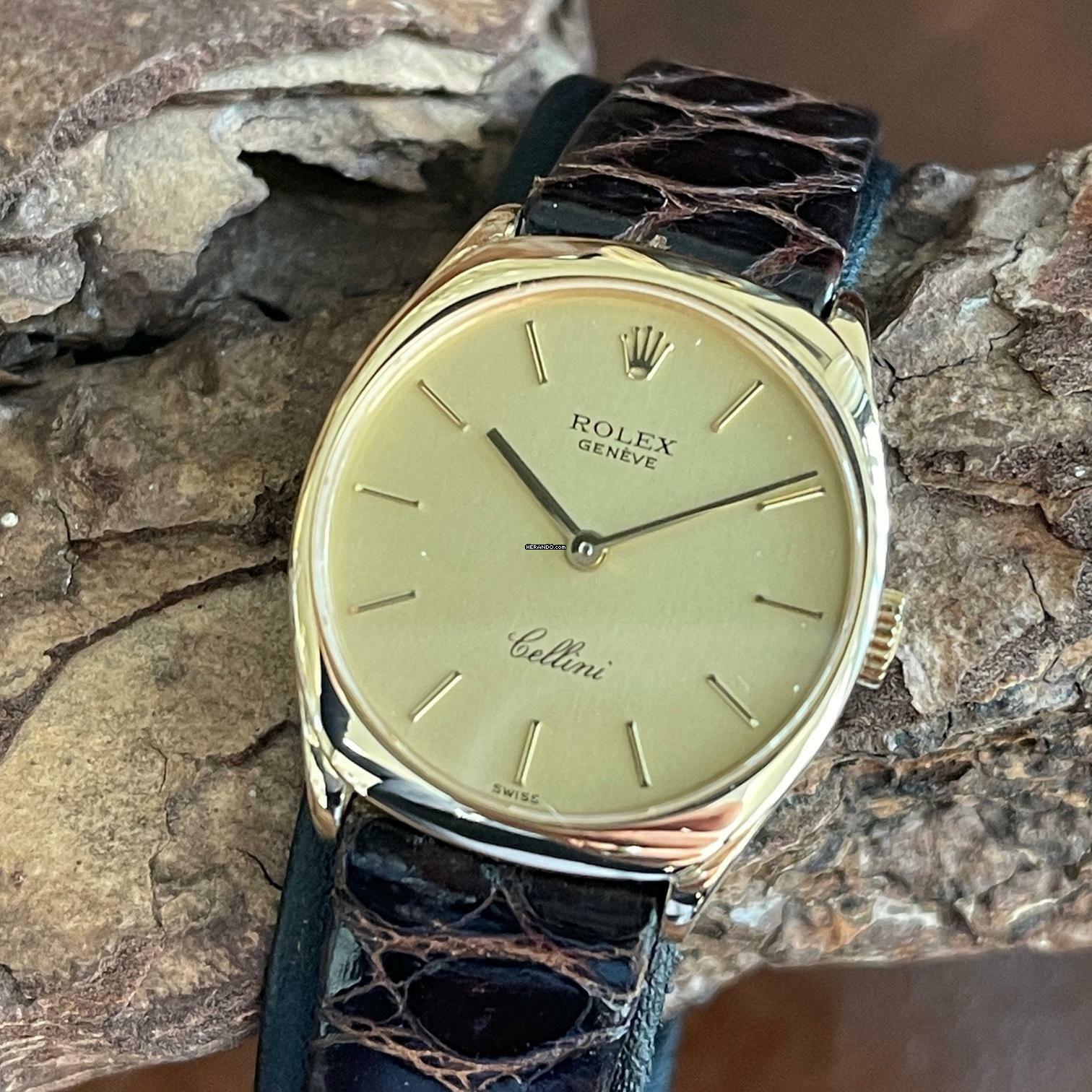  Rolex Cellini Cellini - Ref. 4133 - 18 Karat Gelbgold </h1> 