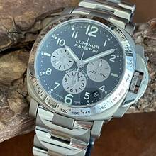Thumbnail von Panerai Luminor Chrono Luminor Chrono EL PRIMERO - PAM00122 - FULL SET 2005 - Ref. OP6531 </h1>