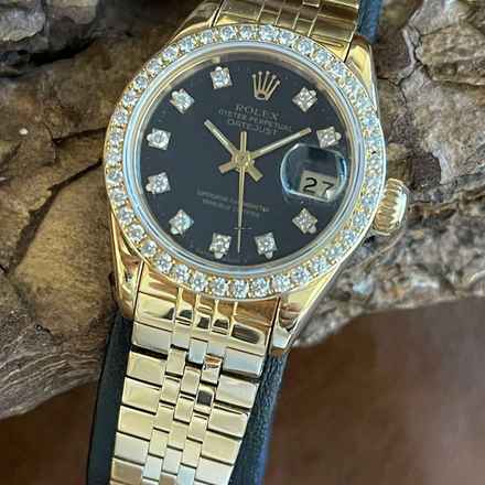  Rolex Lady-Datejust Datejust Lady Diamant - Ref. 69278 - Rolex BRICK Band in 750er Gelbgold </h1> 