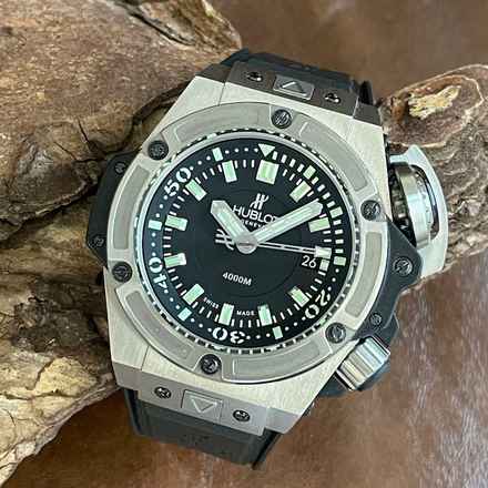  Hublot King Power Oceanographic 4000 Monaco Ltd. Diver 48 - FULL SET - Ref. 731.NX.1190.RX 