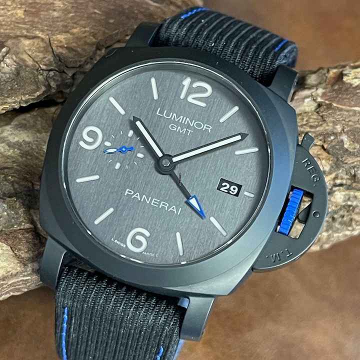  Panerai Luminor Base Luminor GMT PAM01176 - FULLSET 2022 - Ref. OP7387 BUCHERER BLUE </h1> 