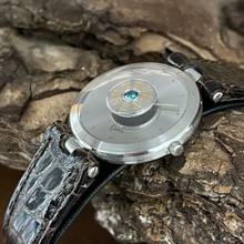 Thumbnail von Bunz Designuhr Damen PLATIN Blue Diamond - Ref. 1444